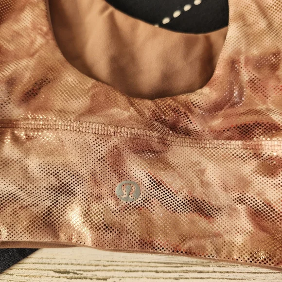 Lululemon Align Bra Shine Light Support A/B Cup Cacao Size 4 - Picture 3 of 5